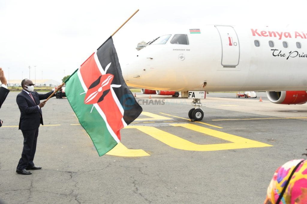 KQ boss' opinion on social distancing in planes as local flights resume 4
